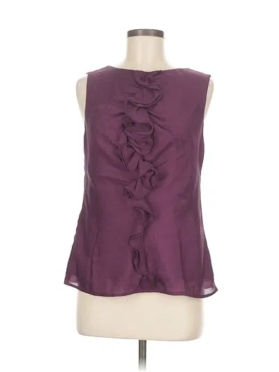 Pre-owned Trina Turk Sleeveless Blouse In Purple