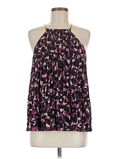 Pre-owned Trina Turk Sleeveless Blouse In Purple