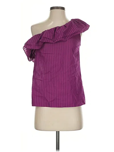 Pre-owned Trina Turk Sleeveless Blouse In Purple