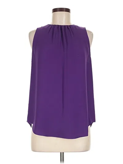 Pre-owned Trina Turk Sleeveless Blouse In Purple