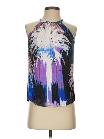 Pre-owned Trina Turk Sleeveless Blouse In Purple