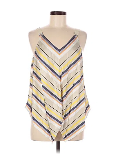 Pre-owned Trina Turk Sleeveless Blouse In Yellow