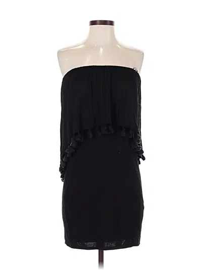 Pre-owned Trina Turk Sleeveless Top Black Strapless Neckline Tops