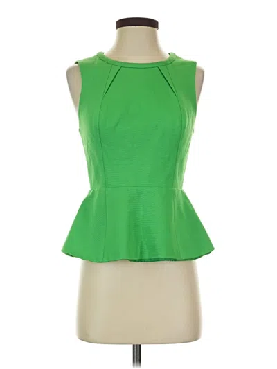 Pre-owned Trina Turk Sleeveless Top Green Halter Neckline Tops