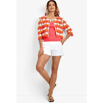 Trina Turk Sofia Cardigan In Red