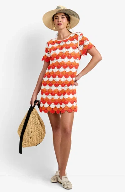 Trina Turk Solana Beach Dress In Orange