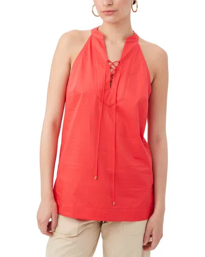 Trina Turk Solitario Top In Red