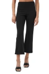 Trina Turk Sorrel Cropped Flare Leg Ponte Pant In Black