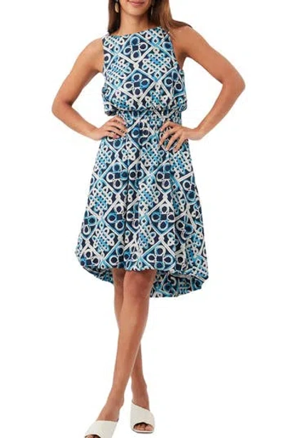 Trina Turk Sought After Bubble Hem Dress In Multi
