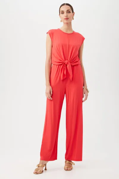 Trina Turk Souss Jumpsuit In Red