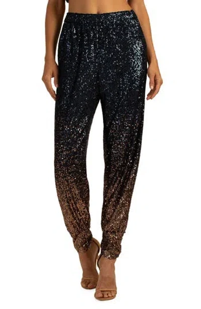 Trina Turk Sparkler 2 Pants In Moonstone/midnight