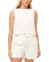 Trina Turk Split Top In White