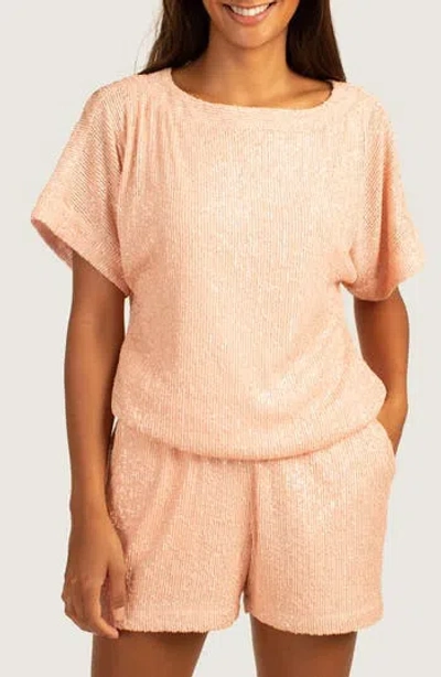 TRINA TURK TRINA TURK SPRITE 2 SEQUIN TOP