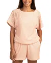 Trina Turk Sprite 2 Short-sleeve Sequin Top In Pink