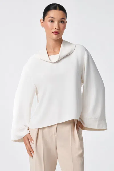 Trina Turk Staged Top In White