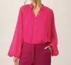 Trina Turk Strong Top In Fuschia In Pink