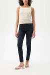 Trina Turk Suez Geometric Knit Cami In Biarritz Beige/whitewash