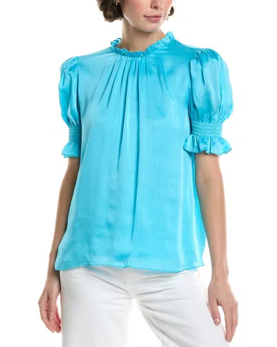 Trina Turk Sunrise Top In Blue
