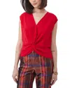Trina Turk Swan Top In Red