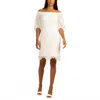 Trina Turk Sweet Dress In White In Neutral