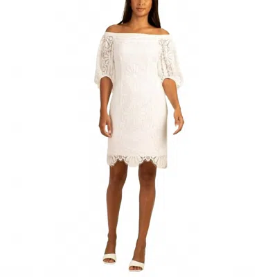 Trina Turk Sweet Dress In White In Neutral
