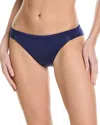 Trina Turk Monaco Side Tab Hipster Bikini Bottoms In Blue
