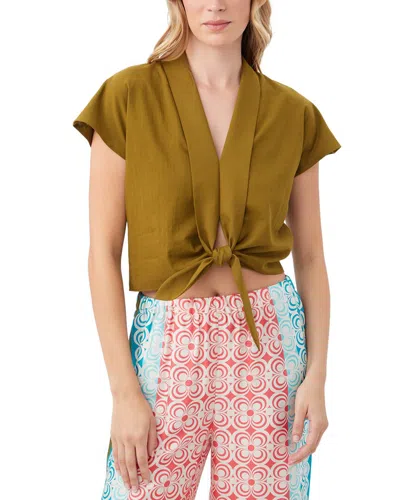 Trina Turk Tallia Top In Green