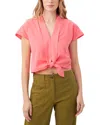 Trina Turk Tallia Top In Positano Pink In Pink