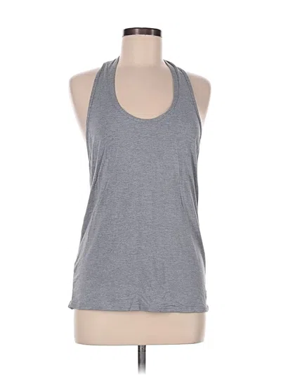 Pre-owned Trina Turk Tank Top Gray Halter Neckline Tops