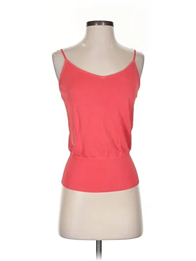 Pre-owned Trina Turk Tank Top Red Strapless Neckline Tops