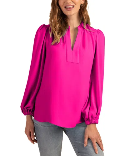 Trina Turk Tanvi Top In Purple