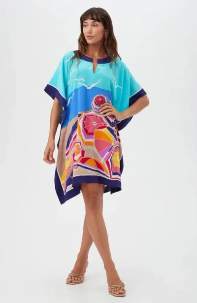 Trina Turk Theodora Caftan Dress In Multi