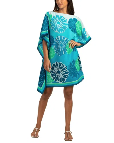 Trina Turk Theodora Dress In Blue/green Multi | ModeSens
