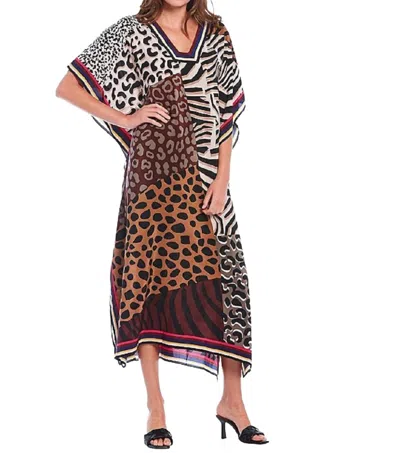 Trina Turk Theodora Midi Dress In Multi