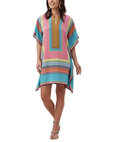 Trina Turk Theodora Silk Dress In Multi