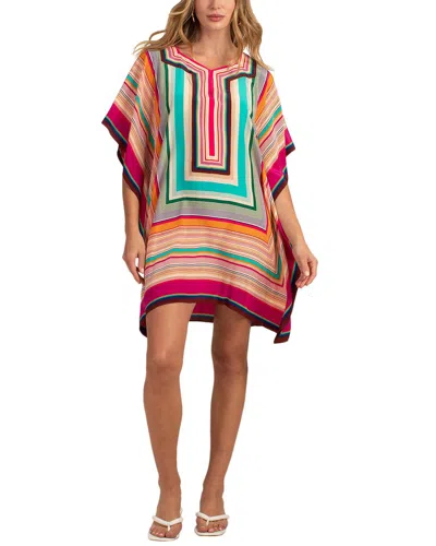 Trina Turk Theodora Silk Mini Dress In Multi