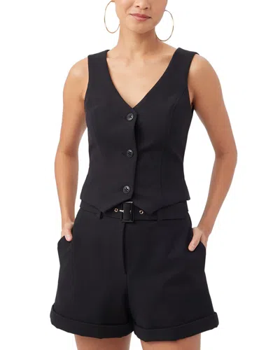 Trina Turk Tiki T Vest In Black