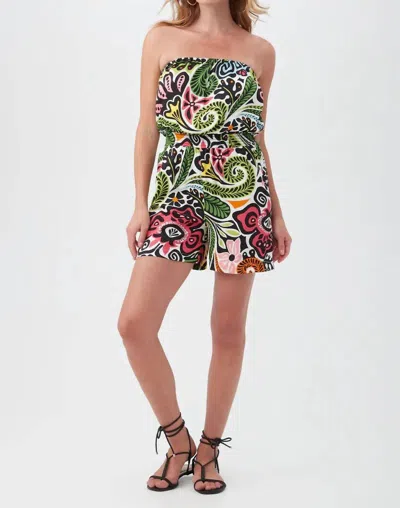 Trina Turk Time Out 2 Romper In Multi