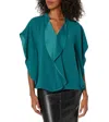 Trina Turk Tompkins Square Top In Greenwich Green In Multi