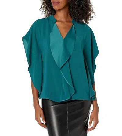 Trina Turk Tompkins Square Top In Greenwich Green In Multi
