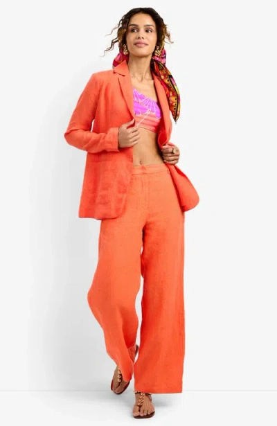 Trina Turk Tonga Pant In Orange