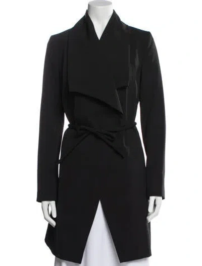 Pre-owned Trina Turk Trench Coat In Gray