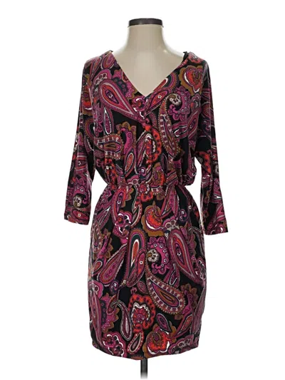 Trina Turk Trina  Casual Dress In Burgundy