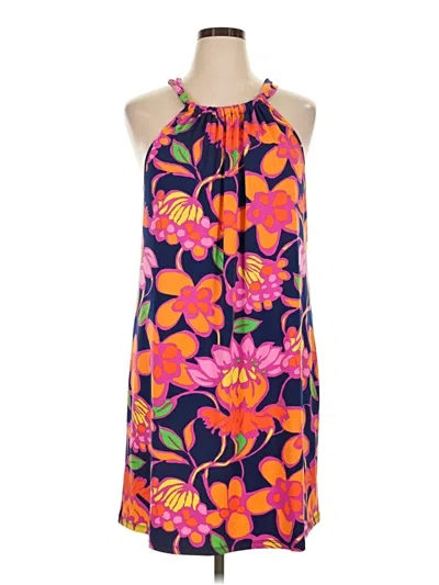 Pre-owned Trina Turk Trina  Casual Dress In Orange