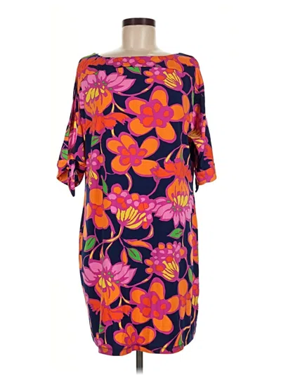 Pre-owned Trina Turk Trina  Casual Dress In Purple