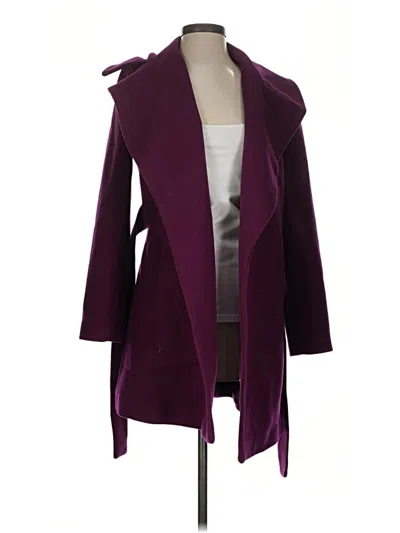 Pre-owned Trina Turk Trina  Wool Coat In Purple