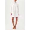 Trina Turk Tulla Oversize Long Sleeve Organic Cotton Shirtdress