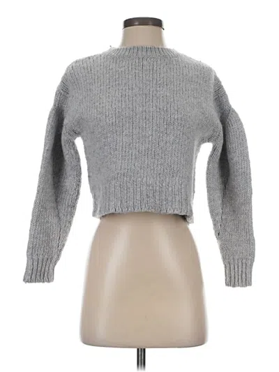 Pre-owned Trina Turk Turtleneck Sweater In Gray