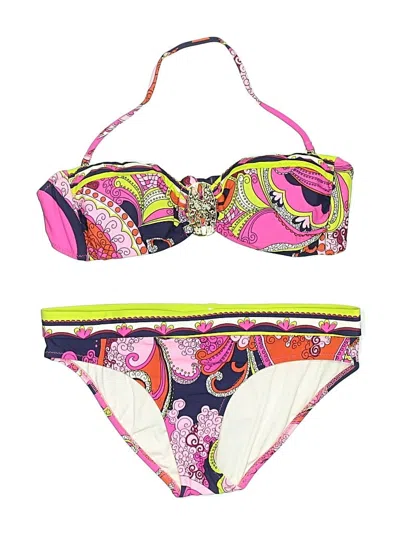 Pre-owned Trina Turk Two Piece Swimsuit In Pink