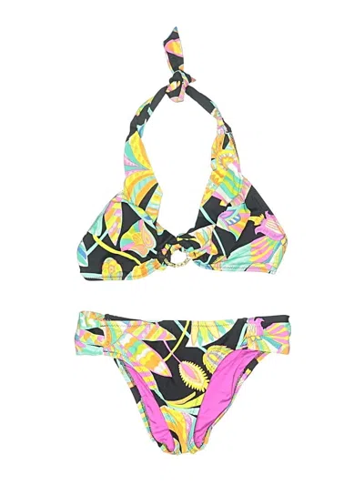 Pre-owned Trina Turk Two Piece Swimsuit In Yellow